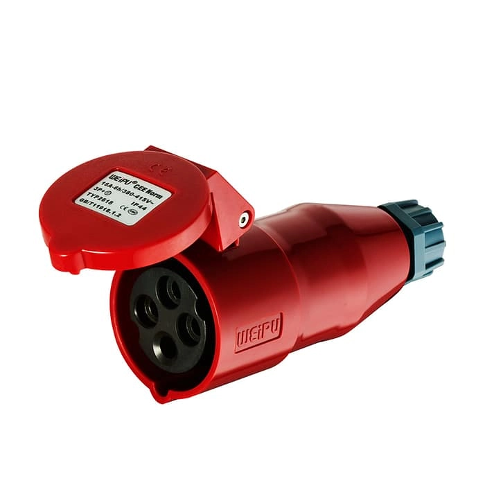 16A 4PIN Clamping cable fix TYP2618-IP44 1 - WEIPU