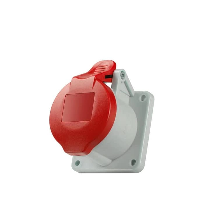 16A 4PIN Panel Mount Socket TYPR5618-IP44 2 - WEIPU