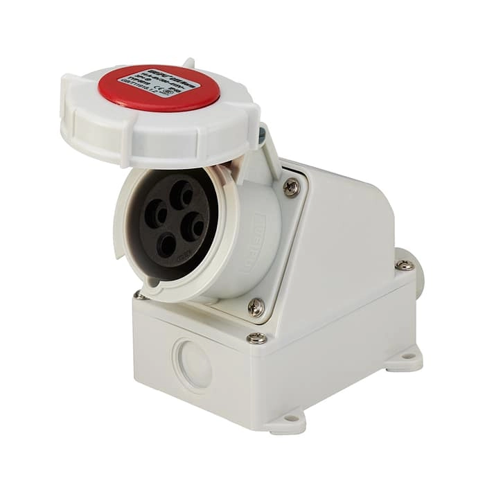 16A 4PIN Surface Mount Socket TYP6619-IP65 1 - WEIPU 16A 4PIN Surface Mount Socket TYP6619-IP65 1 - WEIPU