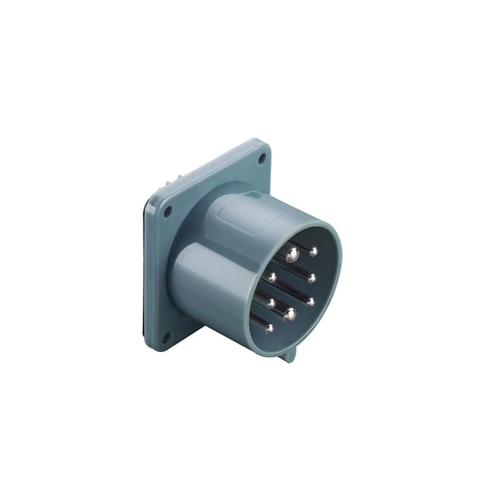 16A 8-pin connector With cable clamping plates TYP85148 1 - WEIPU