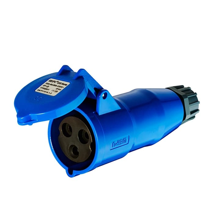 32A 3PIN Clamping cable fix TYP2801-IP44 1 - WEIPU