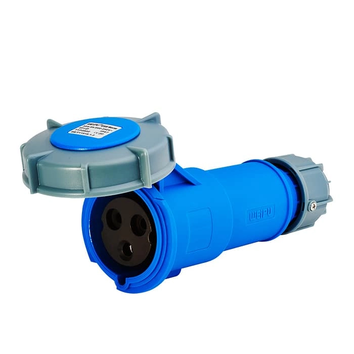 32A 3PIN Clamping cable fix TYP2802-IP67 1 - WEIPU