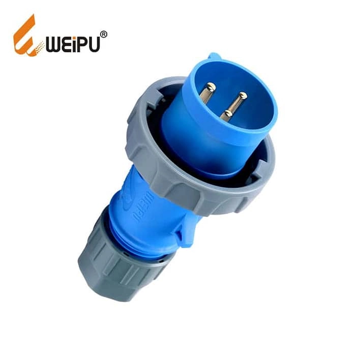 32A 3PIN Plug Clamping cable fix TYPR371-IP67 1 - WEIPU