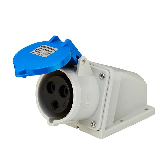 32A 3PIN Surface Mount Socket TYP6801-IP44 1 - WEIPU