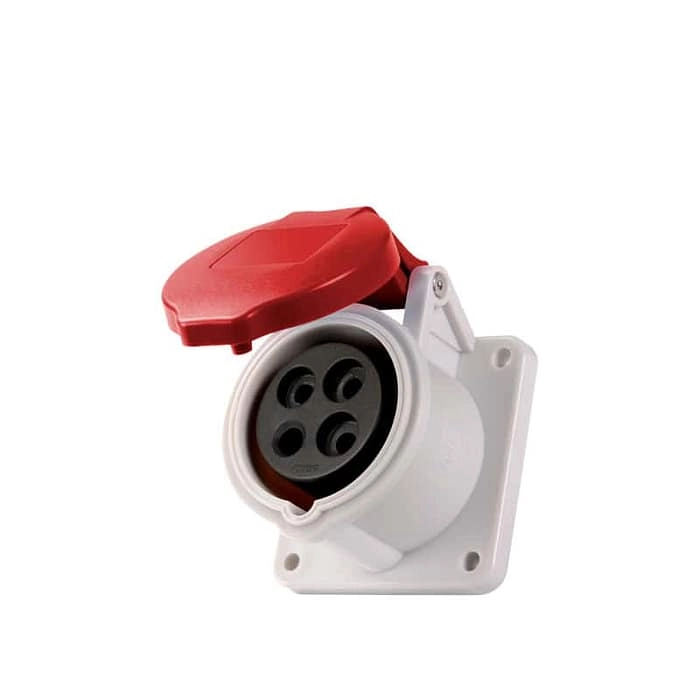 32A 4PIN Panel Mount Socket TYPR5818-IP44 2 - WEIPU