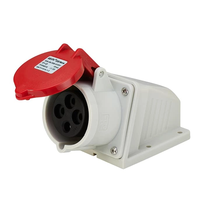 32A 4PIN Surface Mount Socket TYP6818-IP44 1 - WEIPU