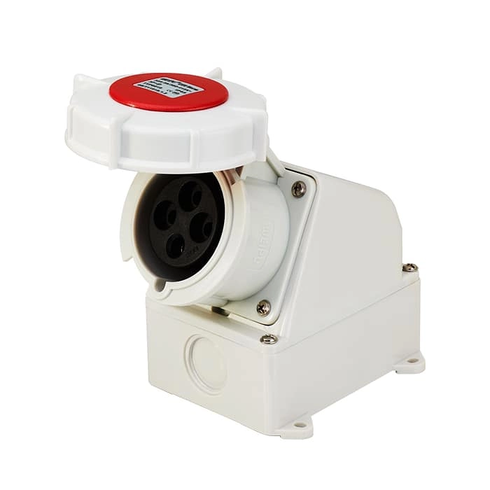 32A 4PIN Surface Mount Socket TYP6819-IP65 1 - WEIPU