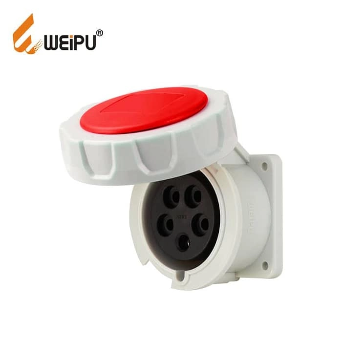 32A 5PIN Panel Mount Socket TYPR5824-IP67 1 - WEIPU