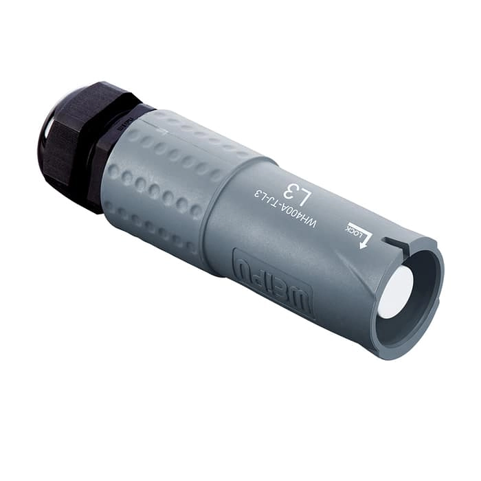 400Amp Male-contact plug WH400A-TJ-L3 IP67 1 - WEIPU