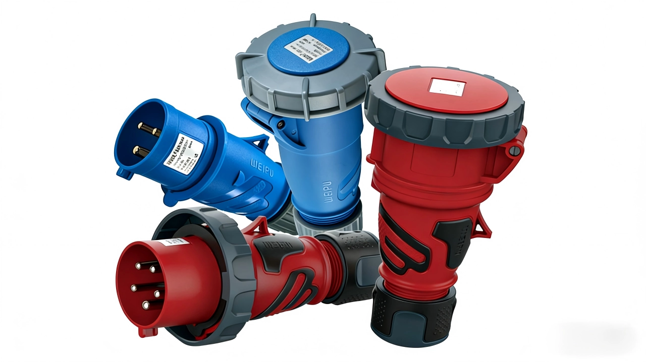 industrial plug used in automated manufacturing and industrial equipment - WEIPU