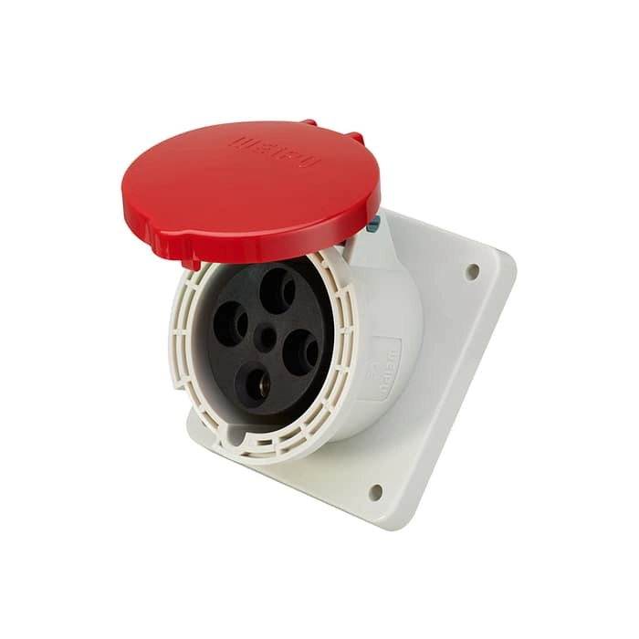 63A 4PIN Angled Panel Mount Socket TYP3918-IP44 1 - WEIPU 63A 4PIN Angled Panel Mount Socket TYP3918-IP44 1 - WEIPU