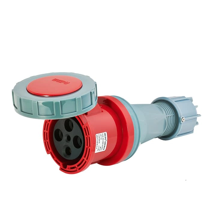 63A 4PIN Clamping cable fix TYP2919-IP67 1 - WEIPU