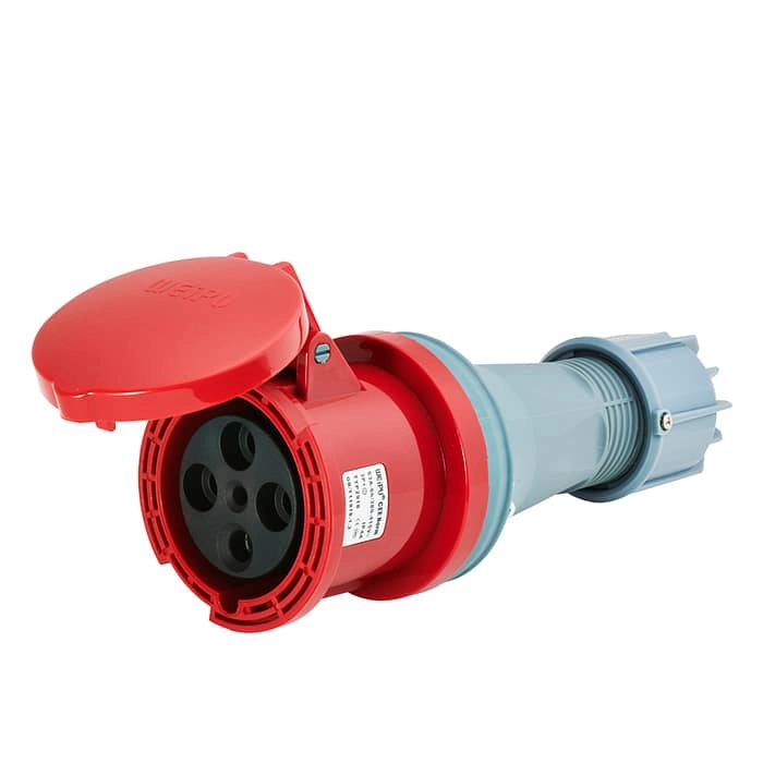 63A 4PIN With cable clamp TYP2918-IP44 1 - WEIPU