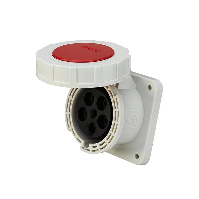 63A 5PIN Panel Mount Socket TYP5924-IP67 1 - WEIPU