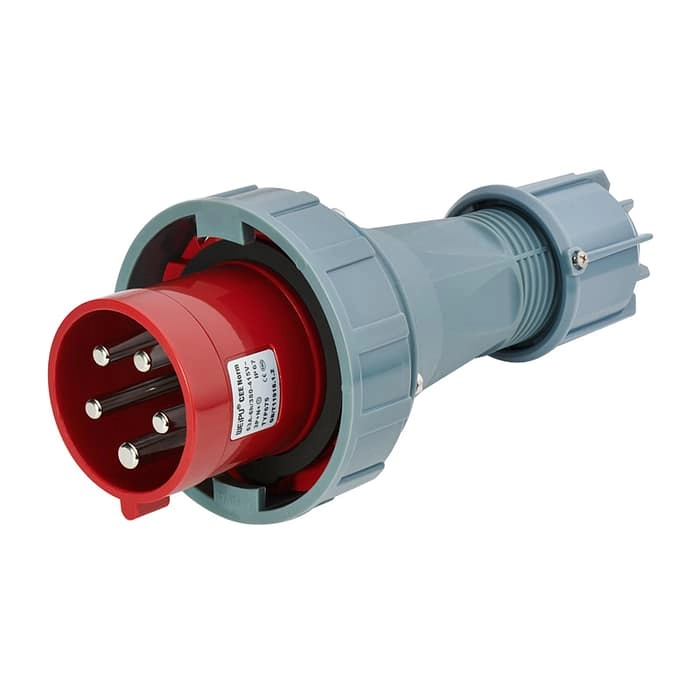 63A 5PIN Plug Clamping cable fix TYP675-IP67 1 - WEIPU