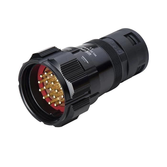 WL52J19TADⅠ Male-contact plug for PG29 Plastic hose adapter IP67 1 - WEIPU