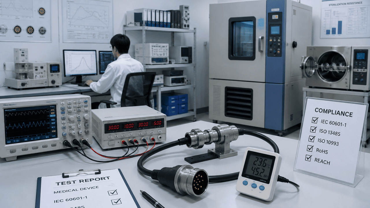 Medical device certification and compliance testing laboratory