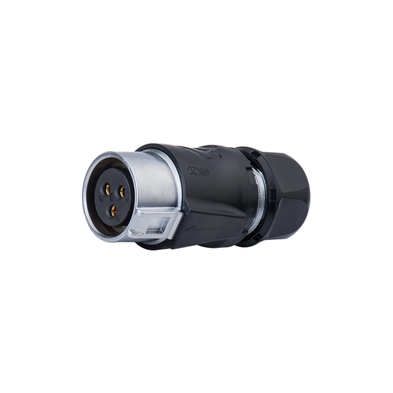 Weipu WK20 ZE metal shielded push pull circular plug, cable mount waterproof industrial connector for automation - WEIPU