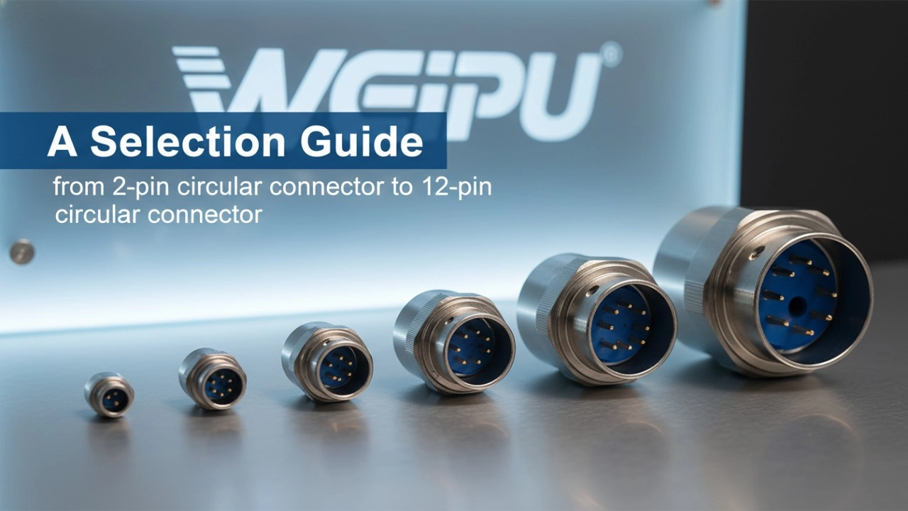 A Selection Guide from 2 pin circular connector to 12 pin circular connector - WEIPU