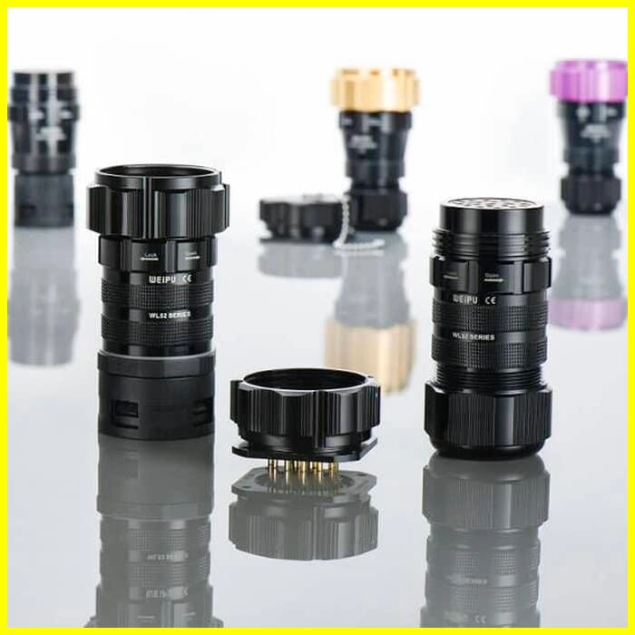 WL52J19TADⅡ Male-contact plug for M40 ×1.5 plastic hose adapter IP67 4 - WEIPU