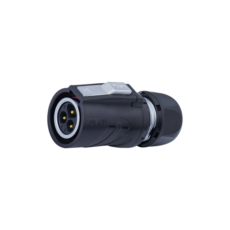 Weipu WK16 TE PPE zinc alloy V0 fireproof waterproof connector product shot - WEIPU