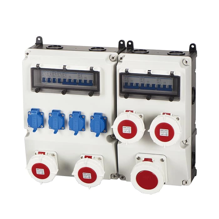 Combined Distribution Boxes TYP4356 IP65 1 - WEIPU