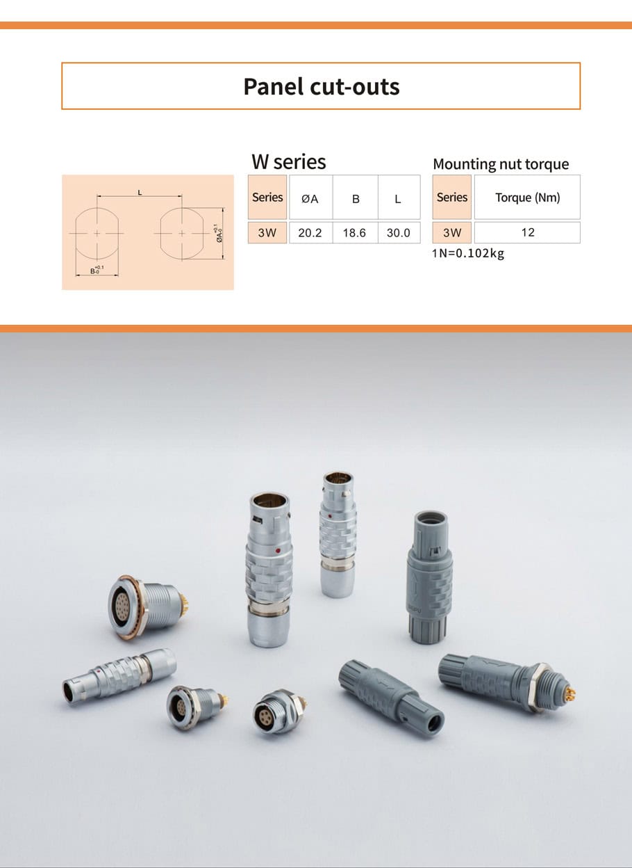 Precision connector W series