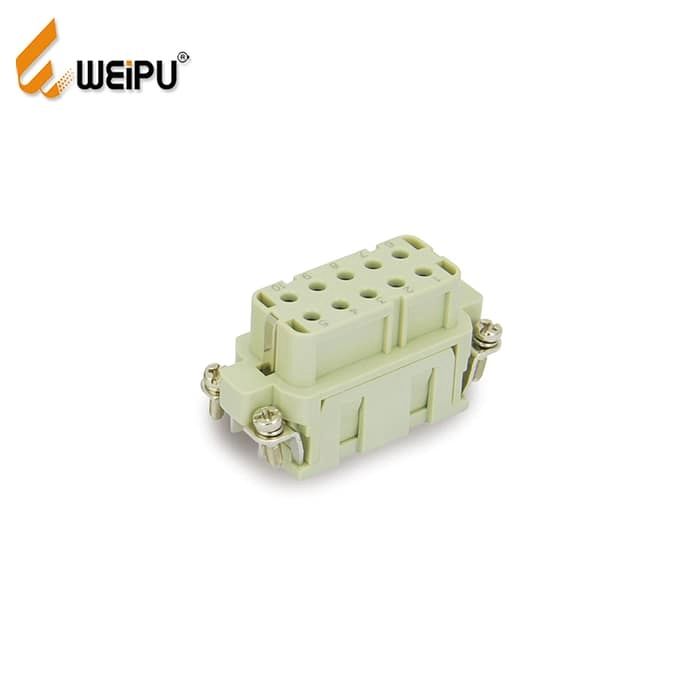 HA-010-MC HA-010-FC Male and Female 16A 250 10+PE Crimp Contact Connector 1 - WEIPU HA-010-MC HA-010-FC Male and Female 16A 250 10+PE Crimp Contact Connector 1 - WEIPU