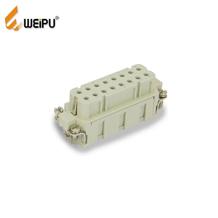 HA-016-MC HA-016-FC Male and Female 16A 250 16+PE Crimp Contact Connector 2 - WEIPU HA-016-MC HA-016-FC Male and Female 16A 250 16+PE Crimp Contact Connector 2 - WEIPU