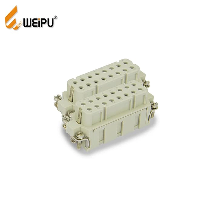 HA-032-MC HA-032-FC Male and Female 16A 250 32+PE Crimp Contact Connector 2 - WEIPU