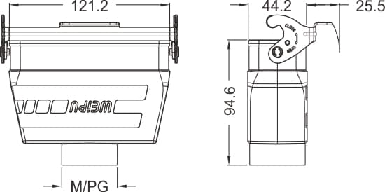 HA24B-MCH-1L/W standard electrical connection components for Industry 4.0 2 - WEIPU