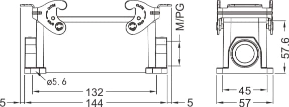 HA24B-SF-2L/W standard electrical connection components for Industry 4.0 2 - WEIPU