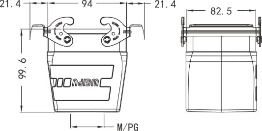 HA32B-MC-2L/W standard electrical connection components for Industry 4.0 2 - WEIPU HA32B-MC-2L/W standard electrical connection components for Industry 4.0 2 - WEIPU