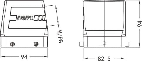 HA32B-PS-4B standard electrical connection components for Industry 4.0 2 - WEIPU