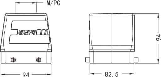 HA32B-PT-4B standard electrical connection components for Industry 4.0 2 - WEIPU