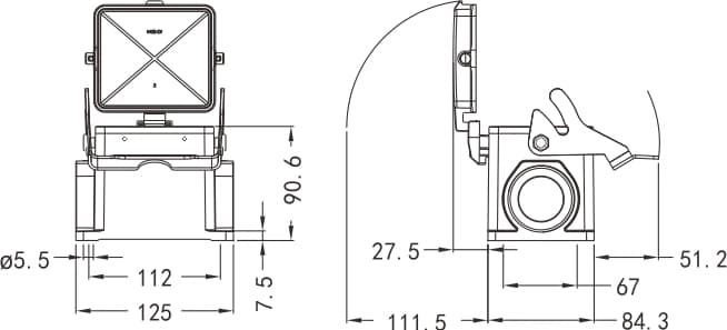 HA32B-SF-1L/S-MCV standard electrical connection components for Industry 4.0 2 - WEIPU HA32B-SF-1L/S-MCV standard electrical connection components for Industry 4.0 2 - WEIPU