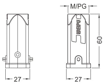 HA3A-PT-2B standard electrical connection components for Industry 4.0 2 - WEIPU