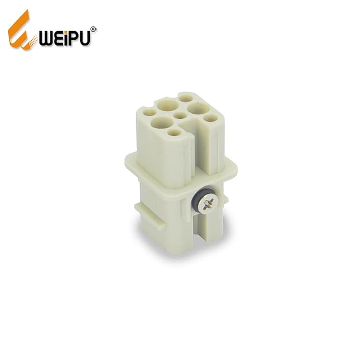 HD-008-MC/FC Crimp termination Connector 16A 500V 8+PE 2 - WEIPU HD-008-MC/FC Crimp termination Connector 16A 500V 8+PE 2 - WEIPU