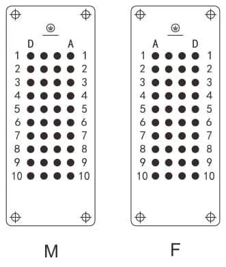 HD-040-MC/FC Crimp termination Connector 16A 500V 40+PE 4 - WEIPU