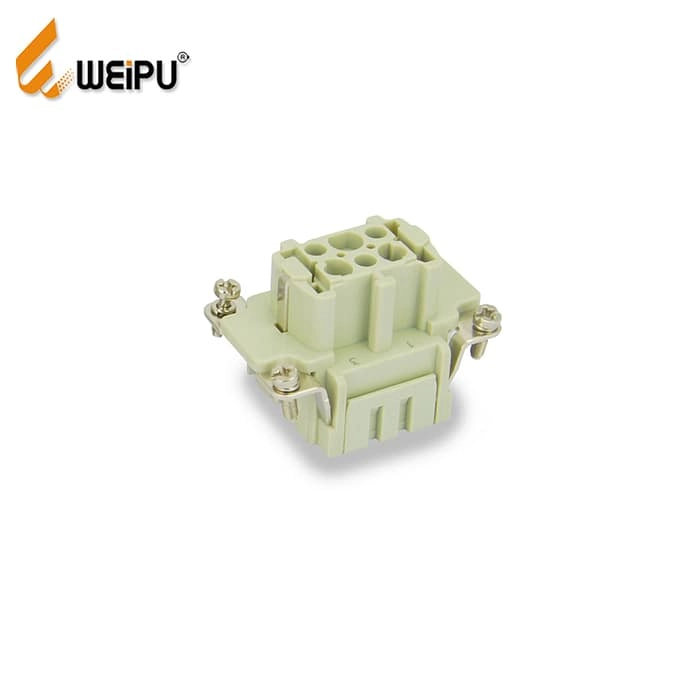 HE-006-MC HA-006-FC Male and Female 16A 500V 6+PE Crimp terminal Connector 3 - WEIPU HE-006-MC HA-006-FC Male and Female 16A 500V 6+PE Crimp terminal Connector 3 - WEIPU