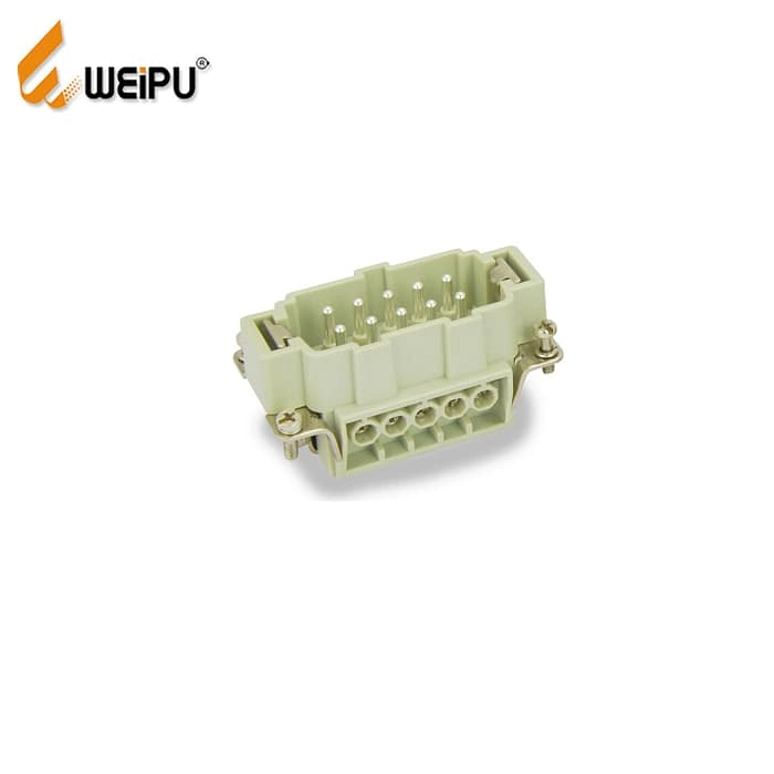 HE-010-M HA-010-F Male and Female 16A 500V 10+PE Screw Termination Connector 1 - WEIPU