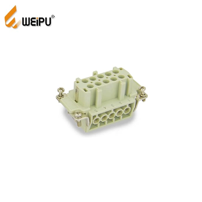 HE-010-M HA-010-F Male and Female 16A 500V 10+PE Screw Termination Connector 2 - WEIPU HE-010-M HA-010-F Male and Female 16A 500V 10+PE Screw Termination Connector 2 - WEIPU
