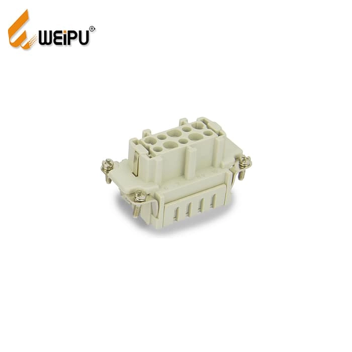 HE-010-MC HA-010-FC Male and Female 16A 500V 10+PE  Crimp termination  Connector 2 - WEIPU
