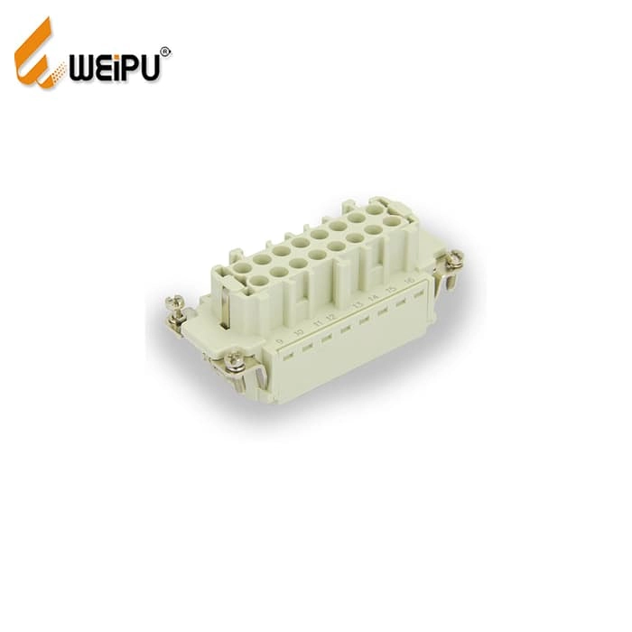 HE-016-MS HA-016-FS Male and Female 16A 500V 16+PE Crimp termination Connector 3 - WEIPU HE-016-MS HA-016-FS Male and Female 16A 500V 16+PE Crimp termination Connector 3 - WEIPU