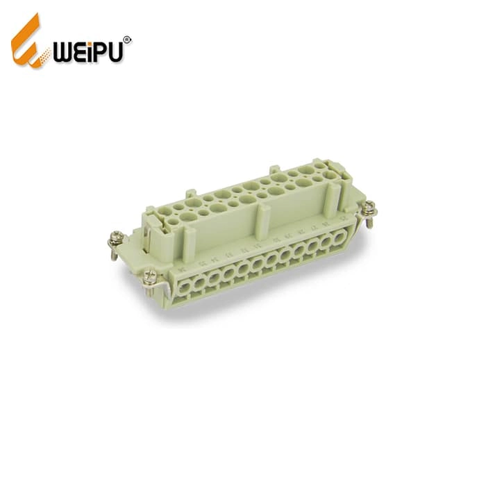 HE-024-M HA-024-F Male and Female 16A 500V 24+PE Screw termination Connector 2 - WEIPU HE-024-M HA-024-F Male and Female 16A 500V 24+PE Screw termination Connector 2 - WEIPU