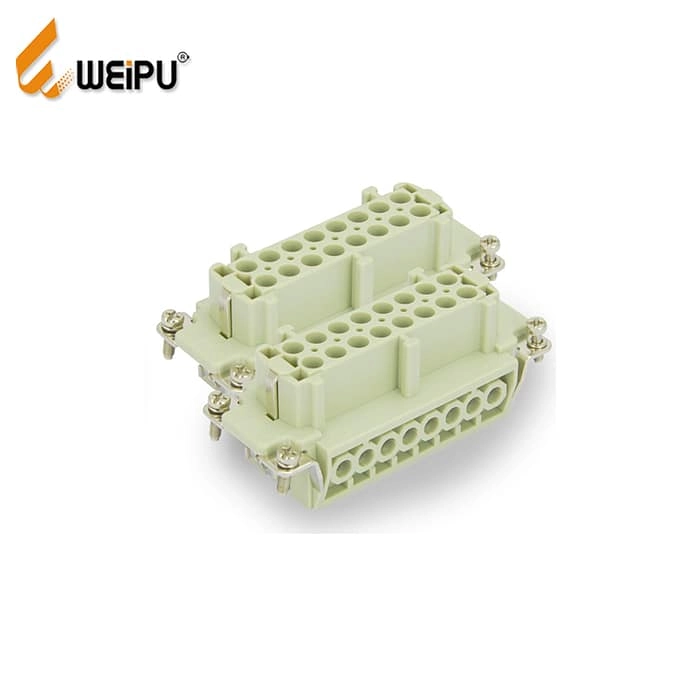 HE-032-M HA-032-F Male and Female 16A 500V 32+PE Screw termination Connector 2 - WEIPU