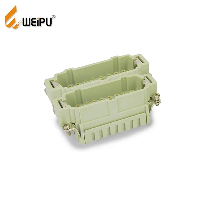 HE-032-MC HA-032-FC Male and Female 16A 500V 32+PE Crimp termination Connector 1 - WEIPU