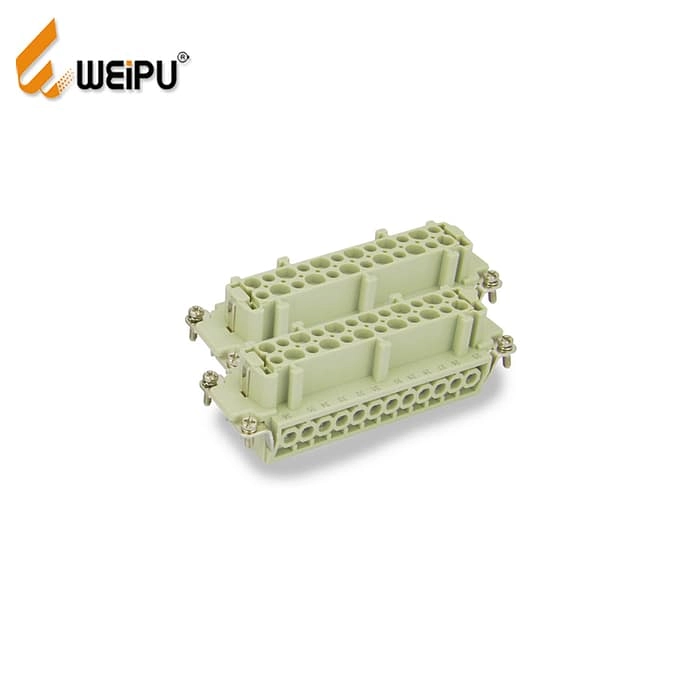 HE-048-M HA-048-F Male and Female 16A 500V 48+PE Screw termination Connector 2 - WEIPU