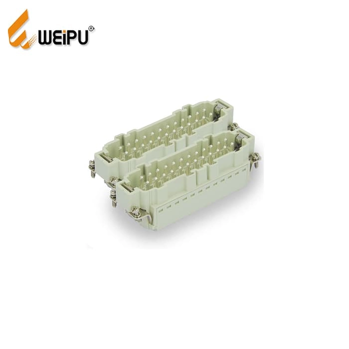 HE-048-MC HA-048-FC Male and Female 16A 500V 48+PE Crimp termination Connector 1 - WEIPU