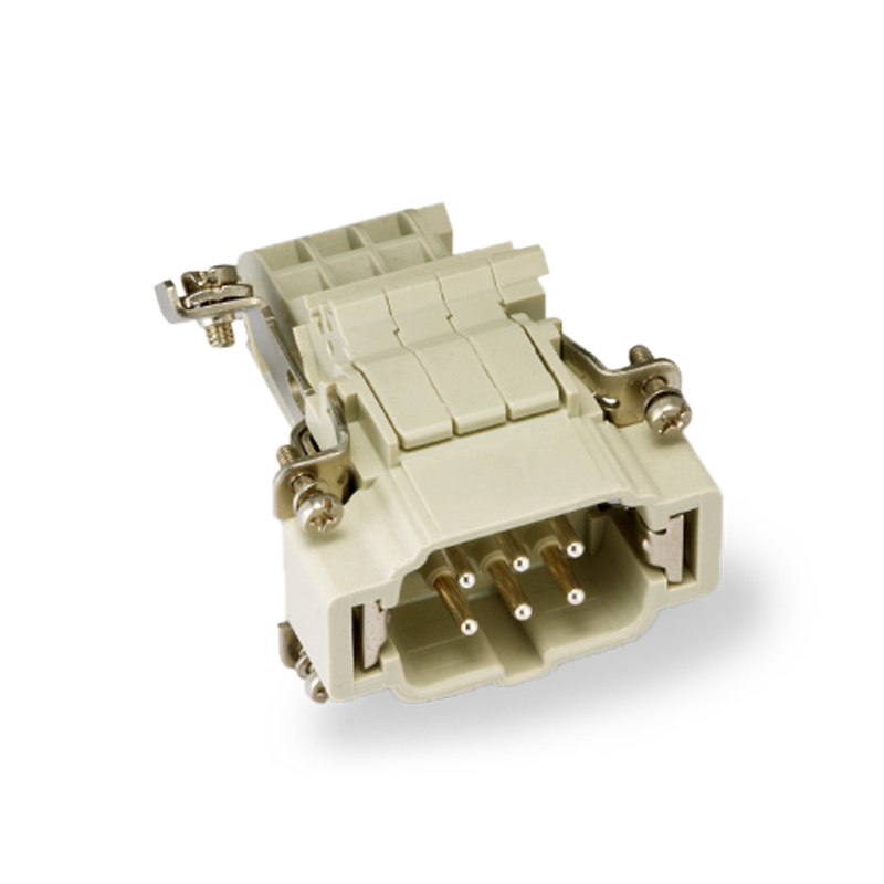 HEAV-006-ML 6 pin heavy duty connector insert for industrial automation and control systems